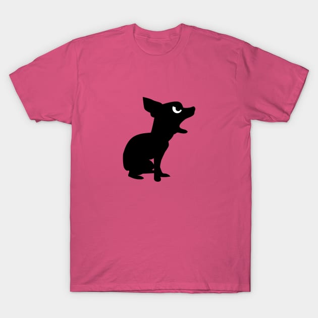 Angry Animals: Chihuahua T-Shirt by VrijFormaat